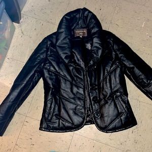 Women Large Sergio Beninni Milan Black Coat